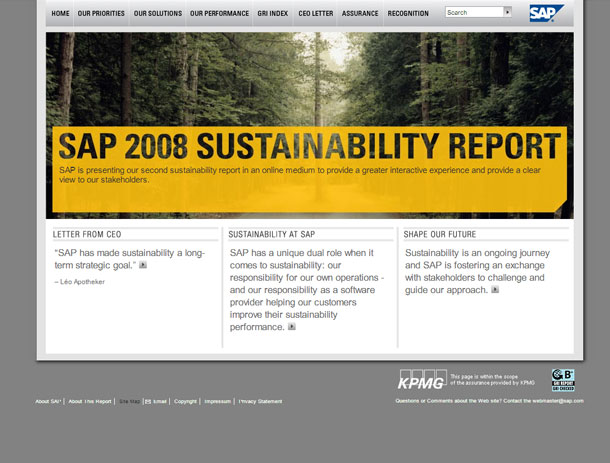 SAP Informe de Sustenibilidad 2008
