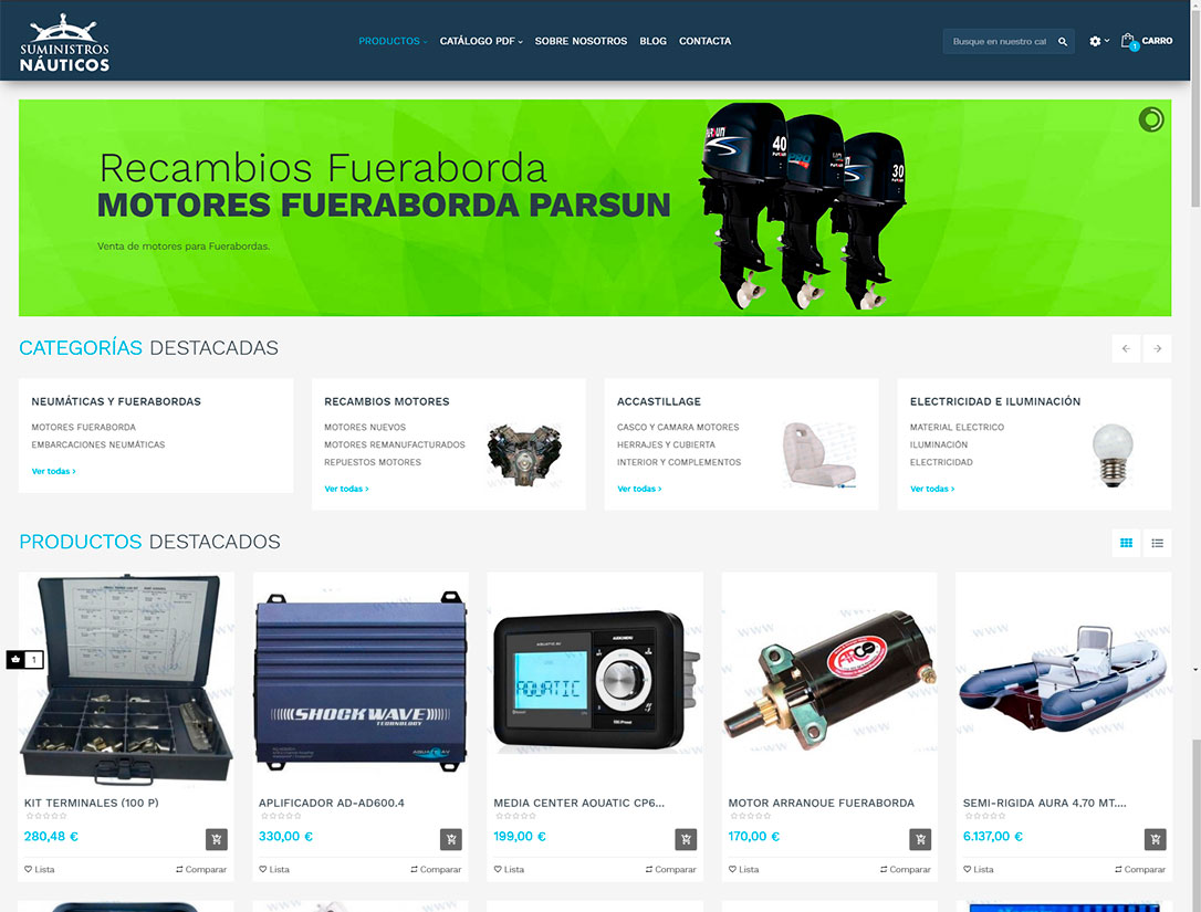 Suministros náuticos